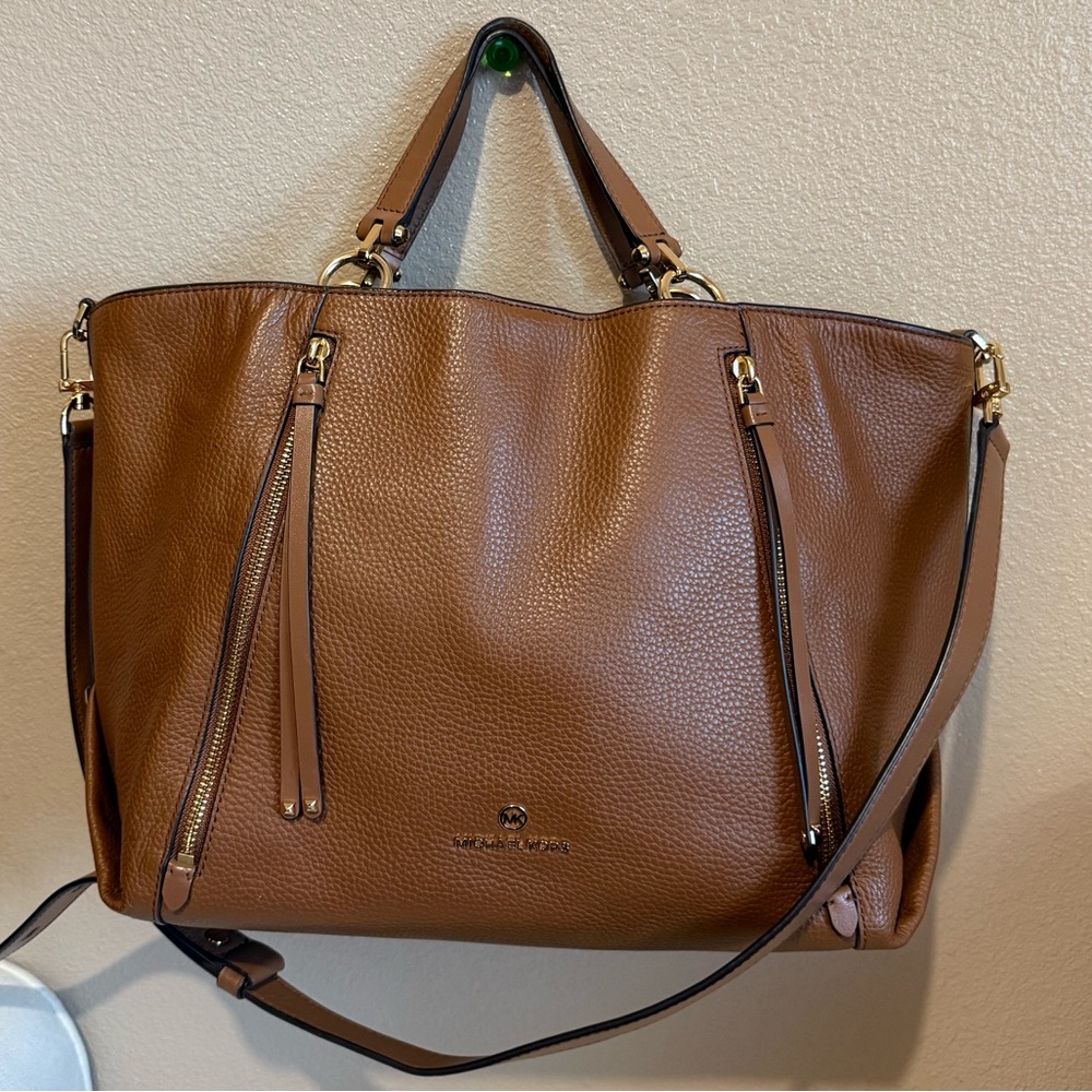 Michael Kors Brown Pebble Leather Tote